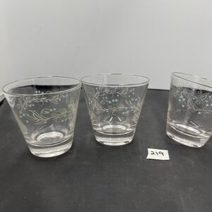 3-Homer Laughlin‎ "Celeste" Low Ball Glasses